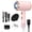 Pink, variant on Professional Ionic Hair Dryer, Powerful 1800W Fast Drying Low Noise Blow Dryer with Concentrator Nozzle Diffuser Attachments for Home Salon Travel