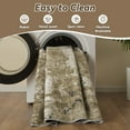 thumbnail image 5 of SIXHOME 9'x12' Abstract Area Rugs Modern Soft Washable Rug Neutral Non-Slip Indoor Rug for Living Room Bedroom Dining Room Office Lightweight Foldable Carpet Ideal for High Traffic Areas Dark Brown, 5 of 7