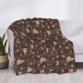 thumbnail image 3 of Rateoe Dachshund Dog Puppy Pattern Flannel Throw Blanket, Ultra-soft Blanket for Bed, Couch, Car, Hypoallergenic Anti-pilling blanket-, 3 of 6