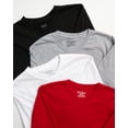 thumbnail image 2 of Galaxy by Harvic Boys’ Long Sleeve T-Shirt – 4 Pack Solid Basic Tagless V-Neck Shirt (S-XL), 2 of 7