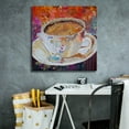 thumbnail image 5 of Epic Graffiti 'Cup of Conversation' by St. Hilaire Elizabeth, Canvas Wall Art, 26"x26", 5 of 8