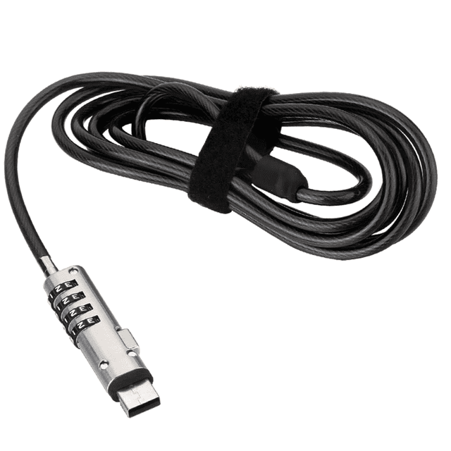 10X 4 Verrouillage Universel Numérique USB Câble de Sécurité pour Ordinateur Portable