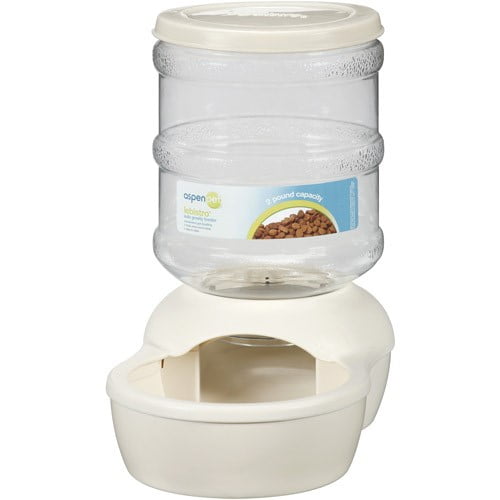 Petmate Aspen Pet Le Bistro Auto Gravity 2 Pound Pet Feeder Walmart