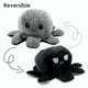 thumbnail image 1 of Pulpo de Peluche Reversible Idea Nuova  Gris/Negro, 1 of 3