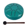 thumbnail image 2 of Tambor de lengua Mini tambor de mano instrumentos de percusión juguetes educativos 3,8 pulgadas 6 tonos portátil Mini tambor de mano para concierto Hugo  lengua de tambor, 2 of 10