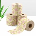 thumbnail image 4 of 4 rollos de servilletas de papel con estampado Floral, novedad, pañuelos de papel higiénico, toallas de mano, pañuelos navideños, rollo de papel, 4 of 8