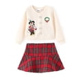 thumbnail image 1 of Disfraz navideño de 2 piezas de Minnie Mouse de Disney para niños pequeños, 4-5T, 1 of 6