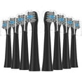 thumbnail image 1 of FEIHEAD Replacement Toothbrush Heads for Colgate Hum Connected Smart Battery Electric Toothbrush Head 8 Pack Black, 1 of 5