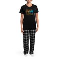 thumbnail image 4 of CafePress - Goat Kidding Me Women's Dark Pajamas - Women's Short Sleeve Print T-Shirt and Pants Dark Cotton Pajama Set, 4 of 7