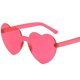 thumbnail image 4 of Gafas de sol de moda Heart Love sin marco para hombres y mujeres, unas gafas de sol deslumbrantes de color gelatina, 4 of 5