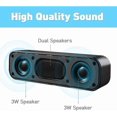 thumbnail image 2 of Computer speakers (183*37*47mm), USB-powered desktop speakers, 2 of 5