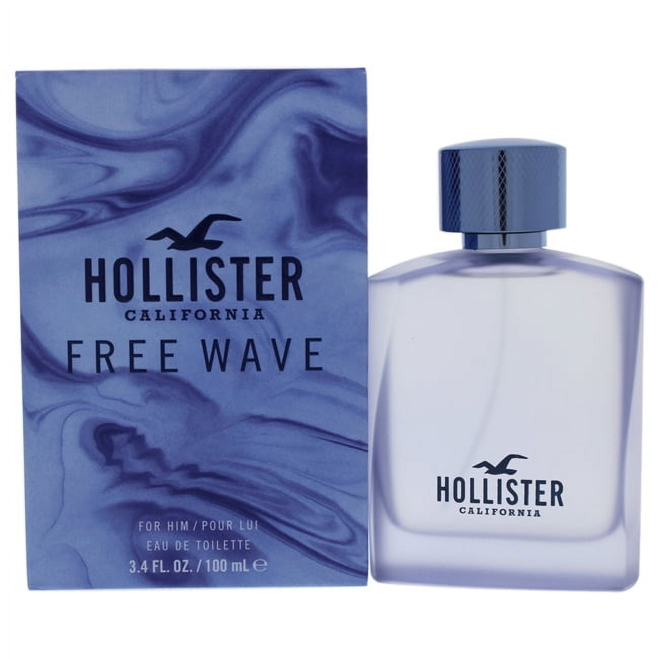 Holister 香水×2 Hollister Wave 2 for Men - 3.4 oz EDT Spray, Romantic Wear with