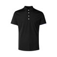 thumbnail image 2 of ZAXARRA Men? s Tops V-Neck Short Sleeve Pullover Polo Shirt with Buttons, 2 of 9