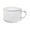E, variant on Glass Mug with Embossed Pattern Vintage Style Cup with Handle Durable Pressed Glass for Hot and Cold Beverages Tea Coffee Water Juice