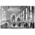 thumbnail image 2 of London Bank 1770. N'Dividend Day At The Bank 1770.' Wood Engraving English 19Th Century. Poster Print by, 2 of 2