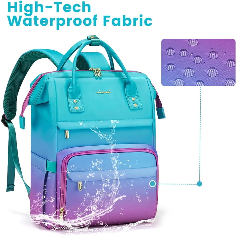 LOVEVOOK Gradient Laptop Backpack for Women,15.6 Inch Work  display picture 1