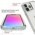 thumbnail image 3 of iPhone 13 Pro Max Case,Dteck Shockproof Rubber Bumper Hybrid PC Lightweight Slim Transparent Back Cover without Screen Protector For Apple iPhone 13 Pro Max 6.7-inch,Clear, 3 of 7
