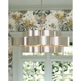 thumbnail image 2 of Silver Leaf Grand Lotus Silver Large Chandelier, 2 of 7