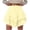 Yellow, variant on larppty Flowy Shorts For Women Casual Boho Ruffle Tiered Skorts High Waist Mini Skirts Tennis Crochet Shorts(Yellow, XL)