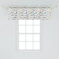 thumbnail image 2 of Ambesonne Bicycle Window Valance, Retro Colorful Bikes, 54" X 18", Multicolor, 2 of 3
