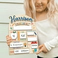 thumbnail image 4 of WMGHA Custom Name Wooden 𝗦𝗰𝗵𝗼𝗼𝗹 Sign - First & Last Day Photo Prop Reusable Board for Preschool Kindergarten Grades, Personalized Children Memory Keepsake Decor, 4 of 8