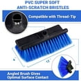 thumbnail image 4 of 72" Long Handle Car Wash Brush with Hose Attachment, Flow-Through Soft Bristle Five-Sided Brush, 4 of 18
