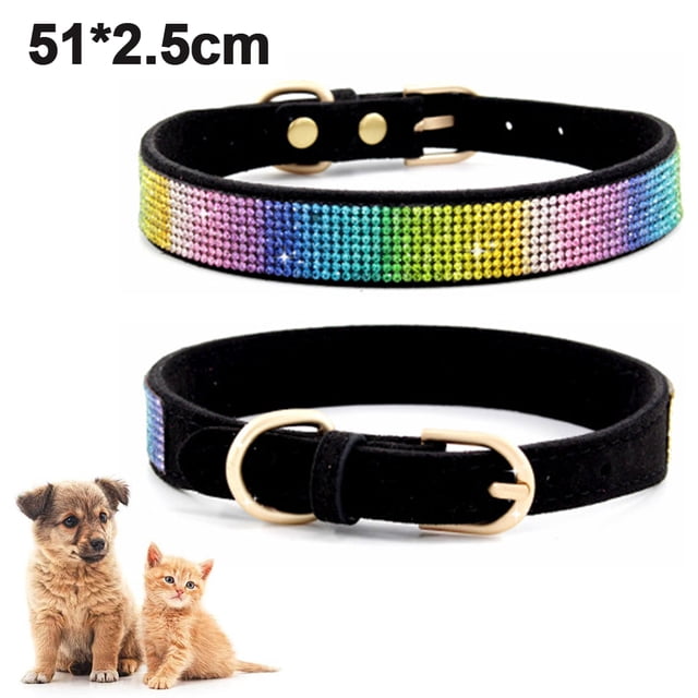 Soft & Safe 3M Reflective Jacquard Neoprene Padded Adjustable Dog Collar with Metal Buckle - Peacock,