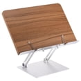 thumbnail image 1 of Uxcell Book Stand for Reading, 180 Rotate Adjustable Book Holder with Page Clips for Books Laptop Textbook Magazine, 1 of 7