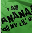 thumbnail image 5 of Bananas For Lil Bro Younger Brother Toddler Boy Girl T Shirt Infant Toddler Brisco Brands 24M, 5 of 6