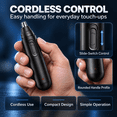 thumbnail image 5 of Electric Nose Hair Trimmer for Men Women, Cordless Ear Hair Trimmer with Dual Edge Blades, Waterproof Rotary Facial Hair Remover, Easy Clean Personal Grooming Tool, 5 of 7