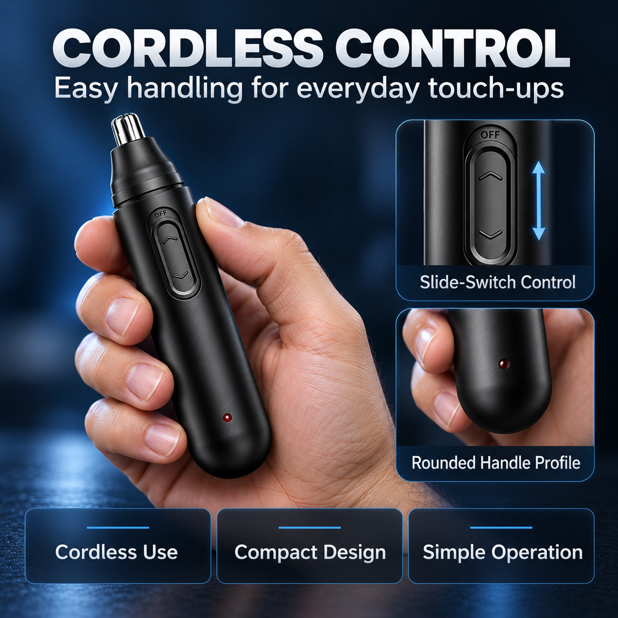 Alifecxwwy 2-in-1 Nose & Eyebrow Hair Trimmer photo 7