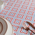 thumbnail image 3 of Tablecloth Elegant Printed Rectangle Table Cloth,Oblong Tablecloths Washable Wrinkle Free Retro Table Cover for Party Wedding Baby Shower Kitchen Dinning Tabletop Decor 60x84 in, 3 of 5