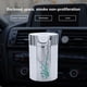 thumbnail image 5 of Cenicero de coche de fibra de carbono con LED, portátil, práctico y fácil de instalar, mini bote de basura de PVC blanco., 5 of 7