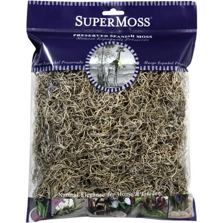 Supermoss 7009154 80.75 cu in. Spanish Moss, Natural