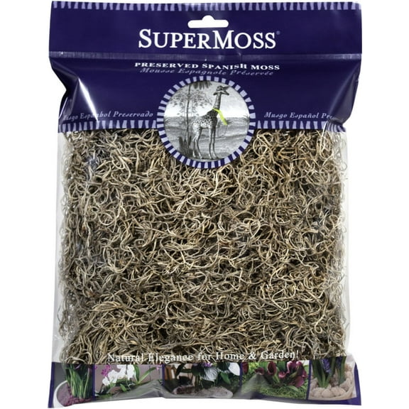 Supermoss 7009154 80.75 cu in. Spanish Moss, Natural