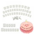 thumbnail image 2 of 64 Piece Plastic Alphabet Cookie Cutters Set Fondant Letter Cutters Kit Mini Plastic Symbol Cut Outs Molds Upper & Lower Case Art Deco Letter Stamps for Biscuit Icing Baking Decorating, 2 of 8