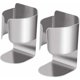 thumbnail image 1 of Soporte para cepillo de dientes NQ Acero inoxidable autoadhesivo para 2 accesorios, 1 of 4