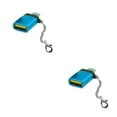 thumbnail image 4 of Matsuzay Adaptador USB C a multipropósito portátil tipo C a conector USBA para dispositivos de cargadores de portátiles azul 2piezas, 4 of 6