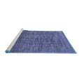 thumbnail image 2 of Ahgly Company Machine Washable Indoor Rectangle Abstract Blue Modern Area Rugs, 2' x 3', 2 of 4