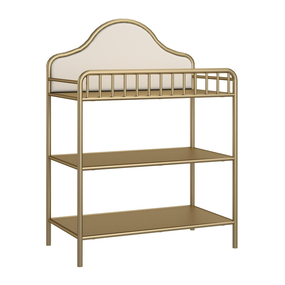 Little Seeds Piper Metal Changing Table, Gold