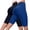 Dark Blue, variant on Only Moment Womens Drawstring Shorts Chemical Fiber Blends 2 Pockets 7/8 Athletic Pants with Drawstring for Golf Travel Casual Yoga Shorts with Pockets Pink,S