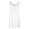 thumbnail image 5 of Ohufall Women's Dress Loose Sling Solid Color Knee-Length Dress Casual Vacation Comfort Dress, 5 of 6