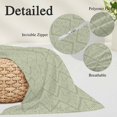 thumbnail image 2 of Sage Green Pillow Covers, Linen Long Throw Pillow Case, Modern Abstract Art Farmhouse Holiday Pillow Protector Decorative Cushion Cover for Living Room/Bedroom 20" x 26", 2 of 8