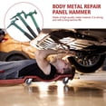 thumbnail image 2 of Car Body metal Repair Panel Beating Hammer Garage tools Hamme pein Straight, 2 of 8