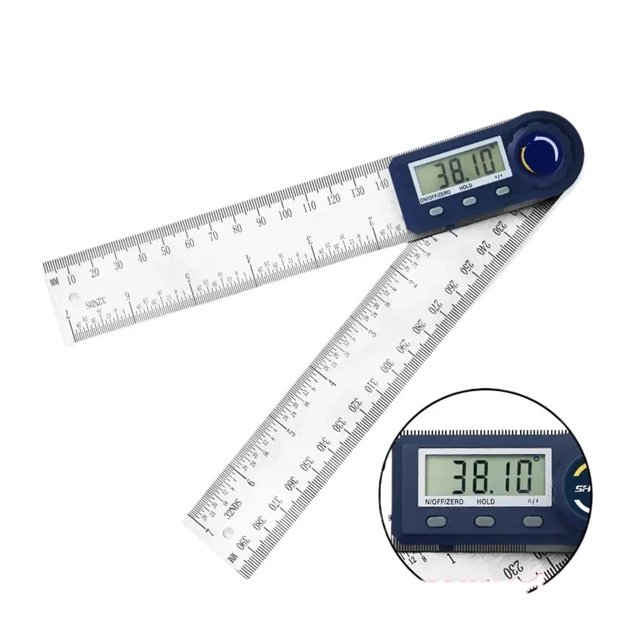 0-200 mm 7 Pieds' Angle de Protracteur Numérique Gonomètre Électronique Inclinomètre Angle Mètre, Mesure Précise