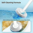 thumbnail image 5 of Disposable Toilet Brush Wand and Holder, Wall Mounted Toilet Cleaner Kit with 12 Refill Heads, Hygienic Disposable System for Bathroom Cleaning, Compact Design, 5 of 6
