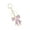 A, variant on Elegant Rhinestones Bowknot Keychain Sturdy Metal Keyring Fashion Jewelry Gift For Special Occasions