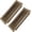 Brown 2PCS, variant on 2x14 Inch Floor Register 2 Pack - Heavy Duty Steel Walkable Floor Vents - Easy Adjust Air Supply Lever - Rust Proof Registers, Grilles & Vents (White)