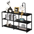 thumbnail image 1 of Mueble Para TV Credenza Con 6 Estantes Abiertos 140X77X34 negro, 1 of 7
