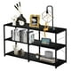 thumbnail image 1 of Mueble Para TV Credenza Con 6 Estantes Abiertos 140X77X34 negro, 1 of 7